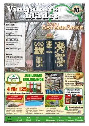 Vingåkersbladet framsida nr 1 2024