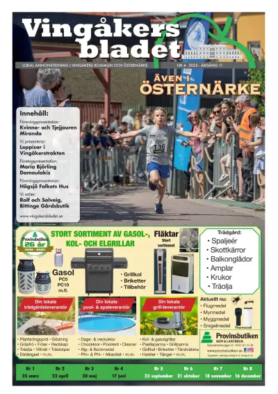 Framsida Vingåkersbladet nr 4 2025