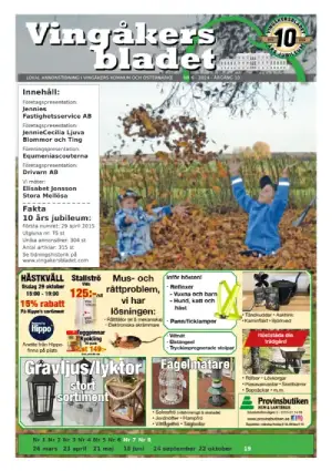 Vingåkersbladet framsida nr 6 2024